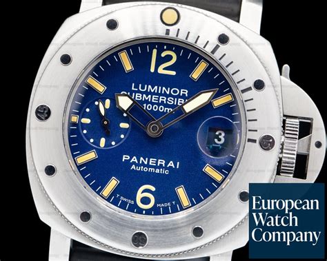 panerai 087|PAM 087 Panerai Luminor Submersible 1000m .